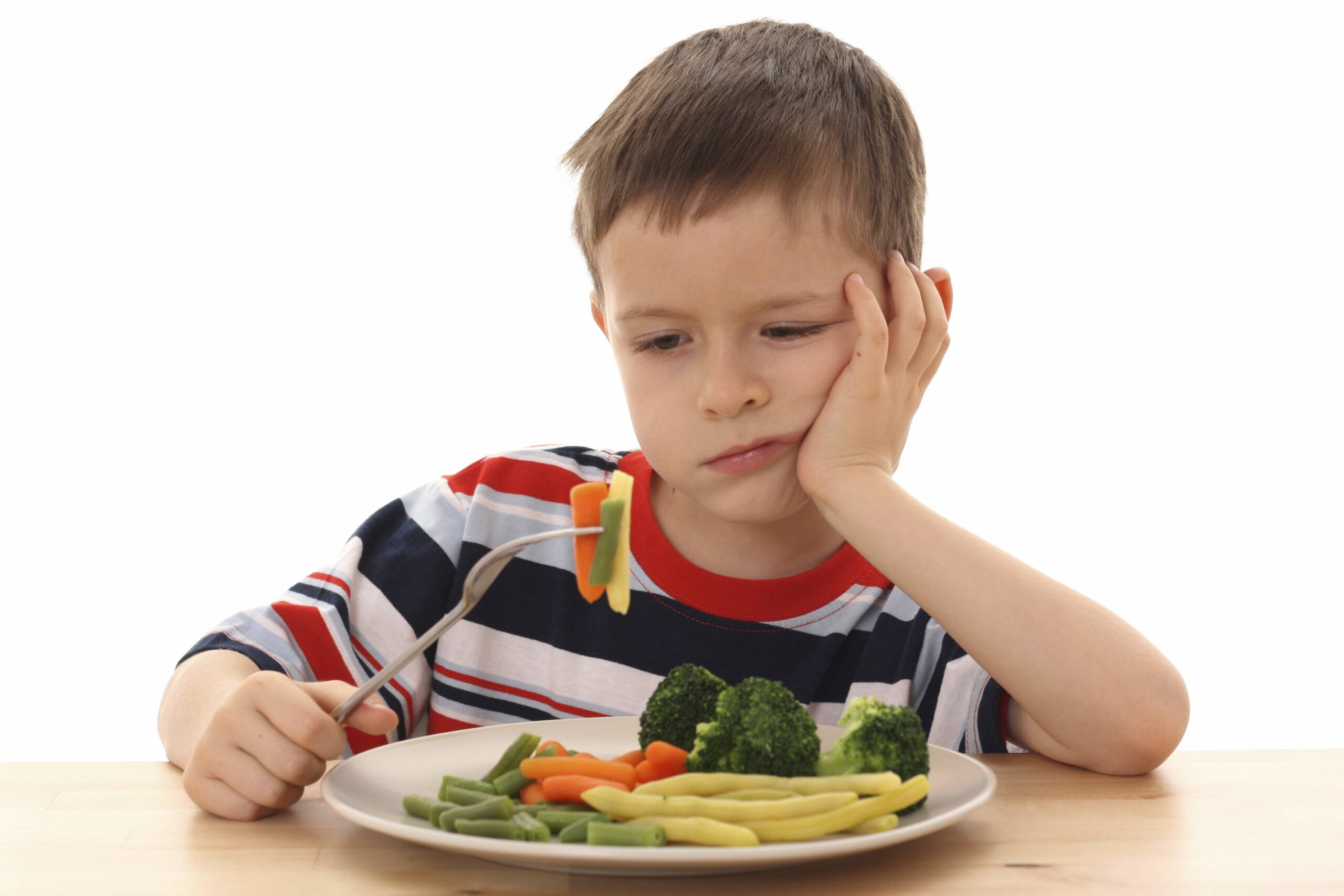 Trẻ không chịu ăn hết khẩu phần hoặc bữa ăn kéo dài hơn 30 phút/bữa